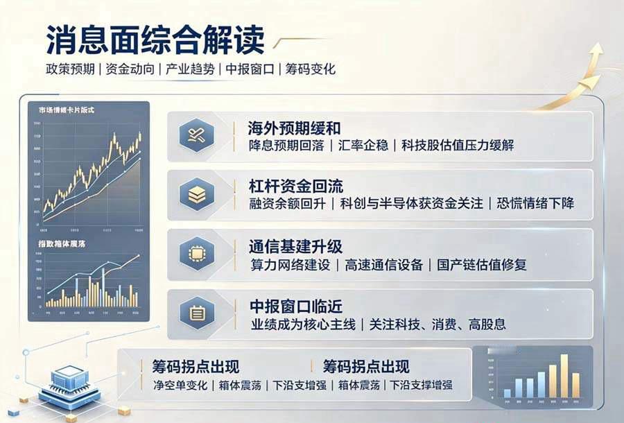 对本周市场消息面深度解读：周末多条重磅市场消息落地，涵盖海外政策预期、场内资金动