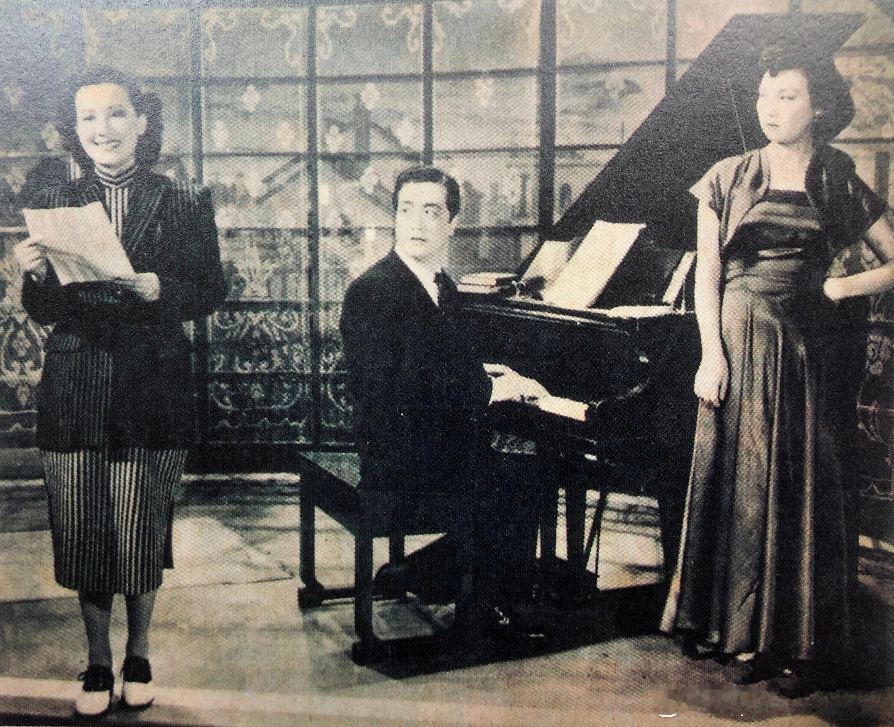 1951年大光明电影公司的电影《和平鸽》场景。公司1948年在香港创建，1951