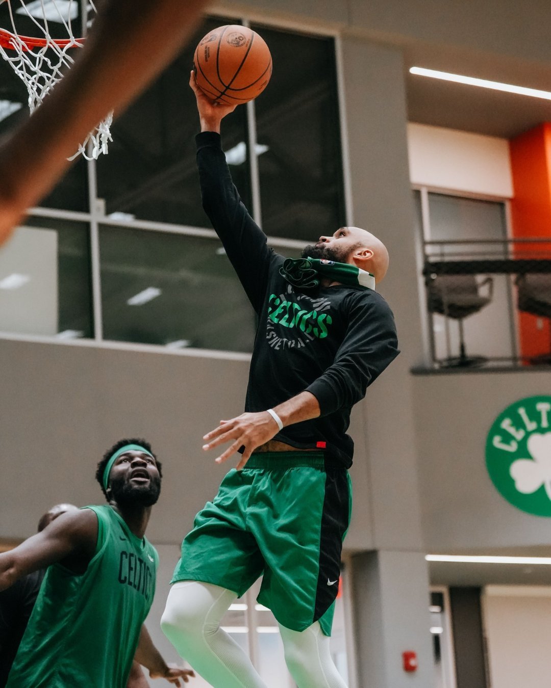 又是一连几天没比赛，抓住机会全队合练上！凯尔特人热爱日记