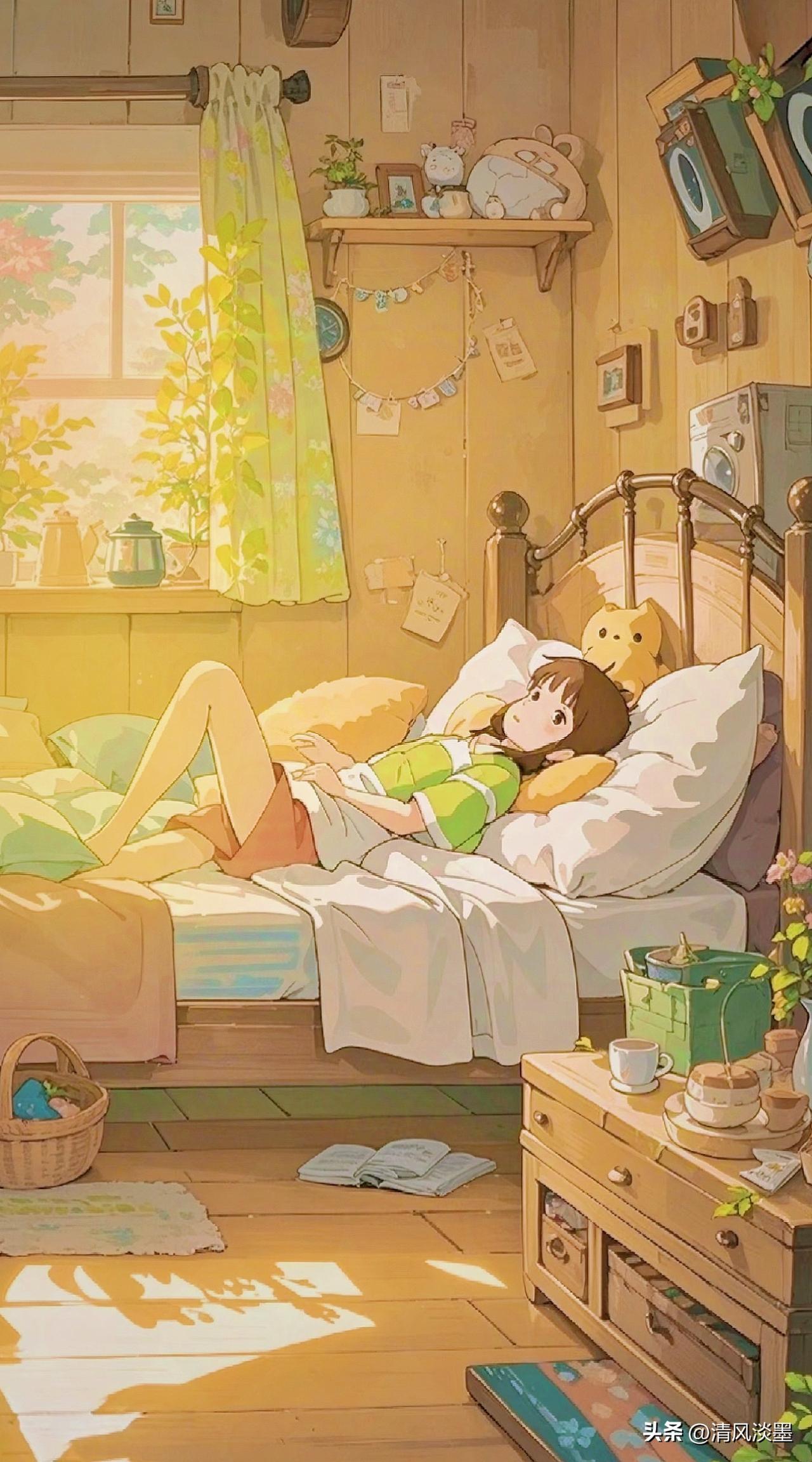 午后的时光总是温柔得不像话。窗外的风轻轻掠过，不吵不闹，阳光透过玻璃漫进来，落在