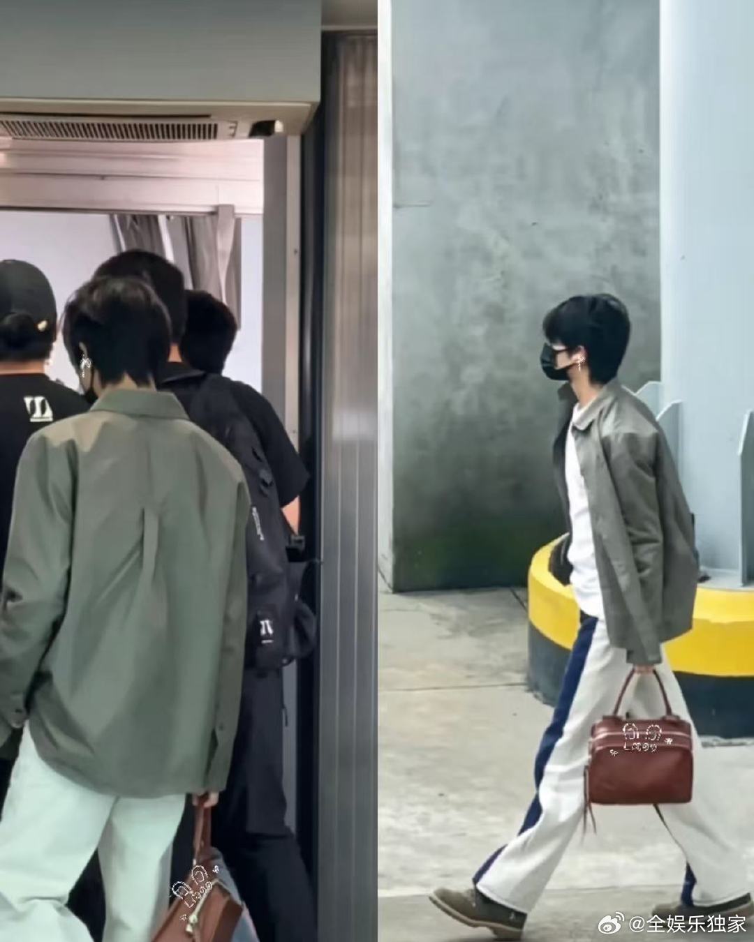 穆祉丞出发澳门前往TF运动会穆祉丞出发澳门前往TF家族运动会路透来了穆祉丞TF家