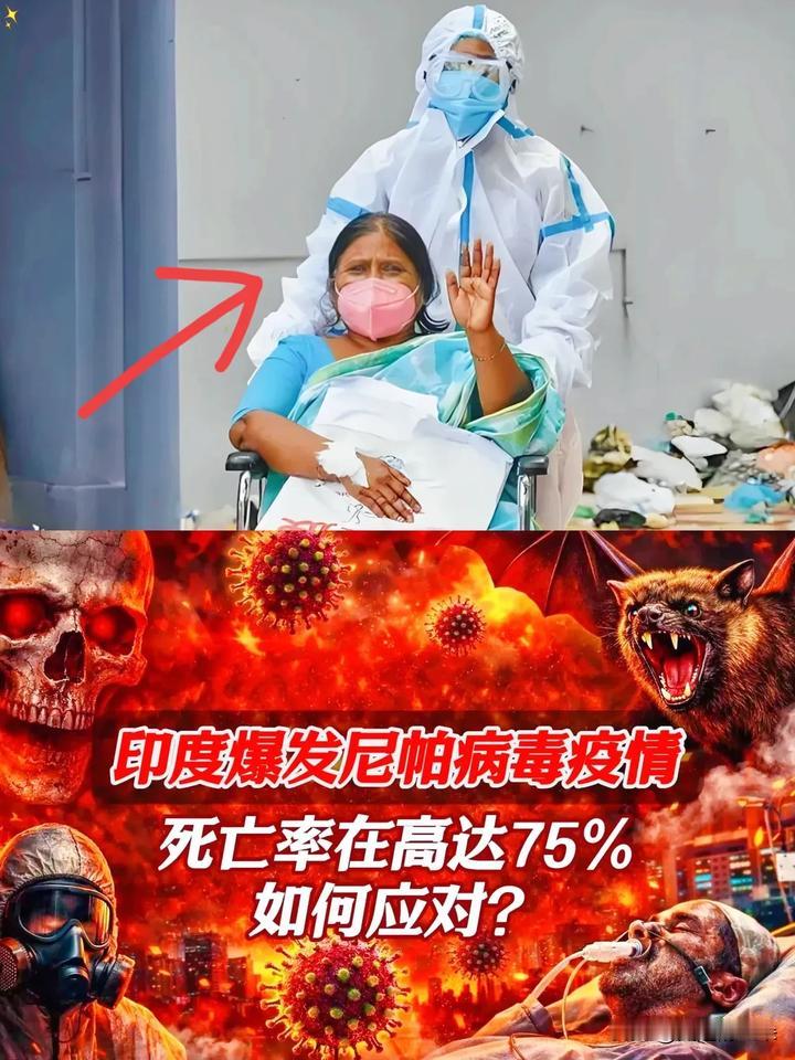 医疗圈刚透出来的风声，

听得人后背发凉。

印度这次彻底乱套了，第一道防线竟然