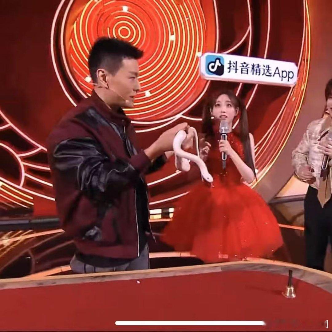 湖南卫视春晚魔术吓人 虽然是蛇年，也不至于来条真的吧 
