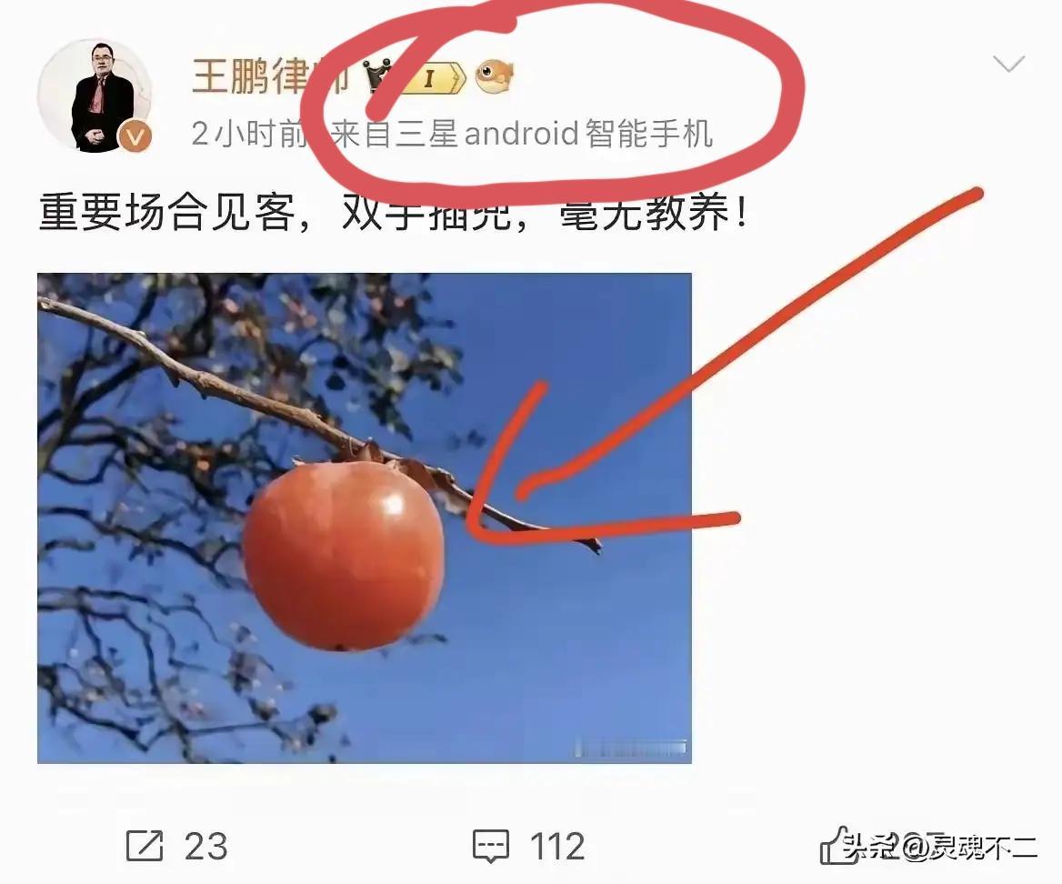 冬日生活打卡季三星手机基本在国内绝迹了，国内那么多手机好选择，他这个叫王鹏的律师