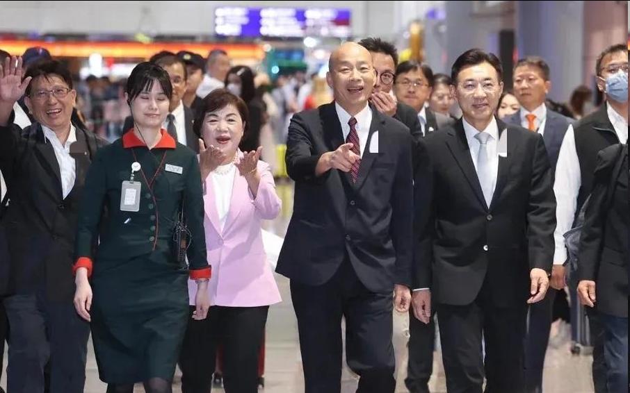一无所获，台湾很失望，6月27日，台湾立法院长韩国瑜在当晚9时30分左右抵达台湾