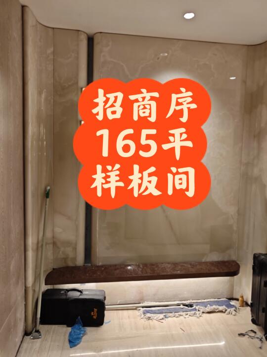 招商序165平样板间，另外有额外优惠优惠