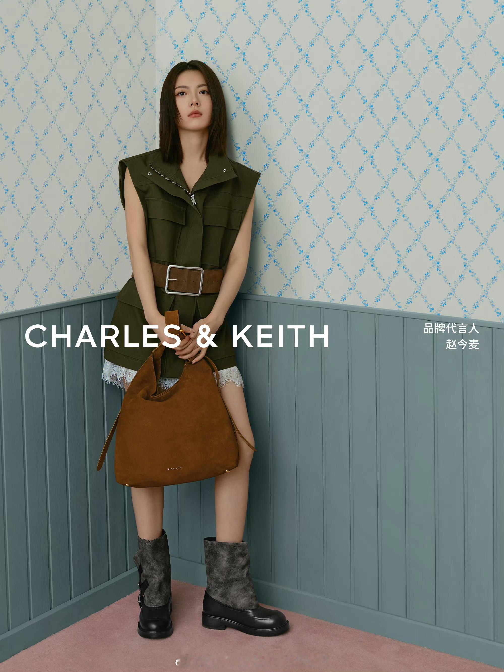 赵今麦｜CHARLES & KEITH全新商务官宣，赵今麦正式出任 CHARLE