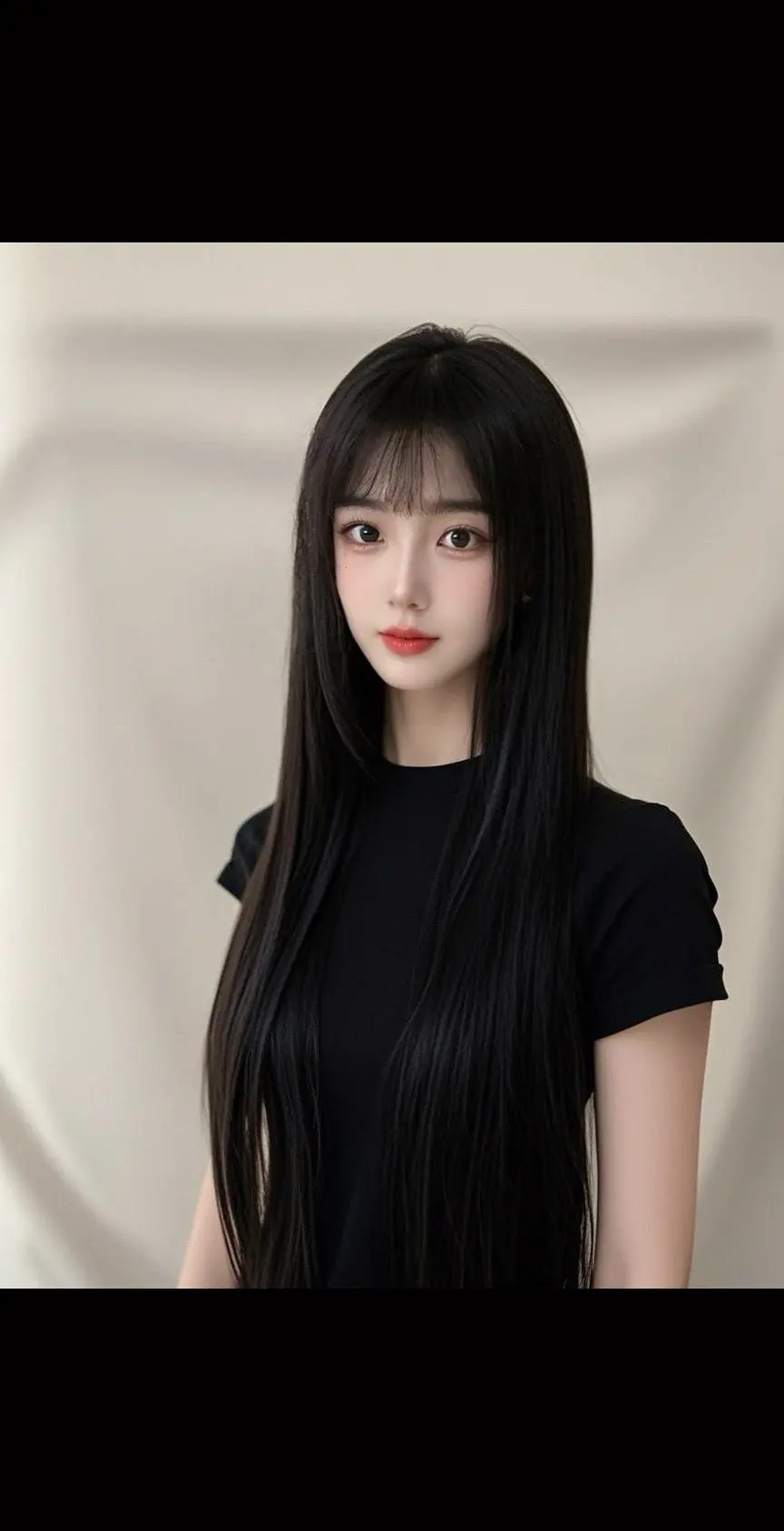 齐发人像照 我的魅力不止一面可仙可萌可御姐 超a小姐姐 黑长直女孩