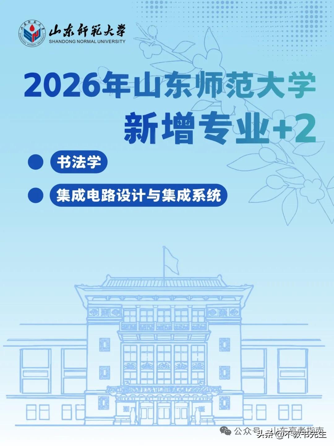 山师新增两个本科专业，其中一个是书法，有点奇怪。
     按道理，这几年文科书