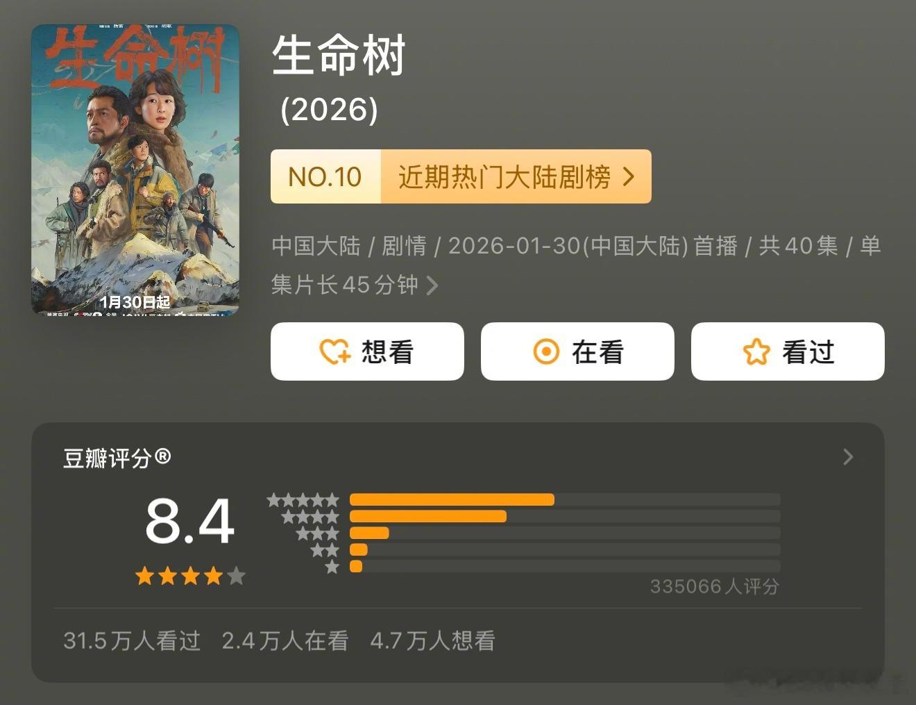 目前看，杨紫在八月份金鹰奖上的也很有希望诶。刚刚凭借《生命树》拿下白玉兰视后，接