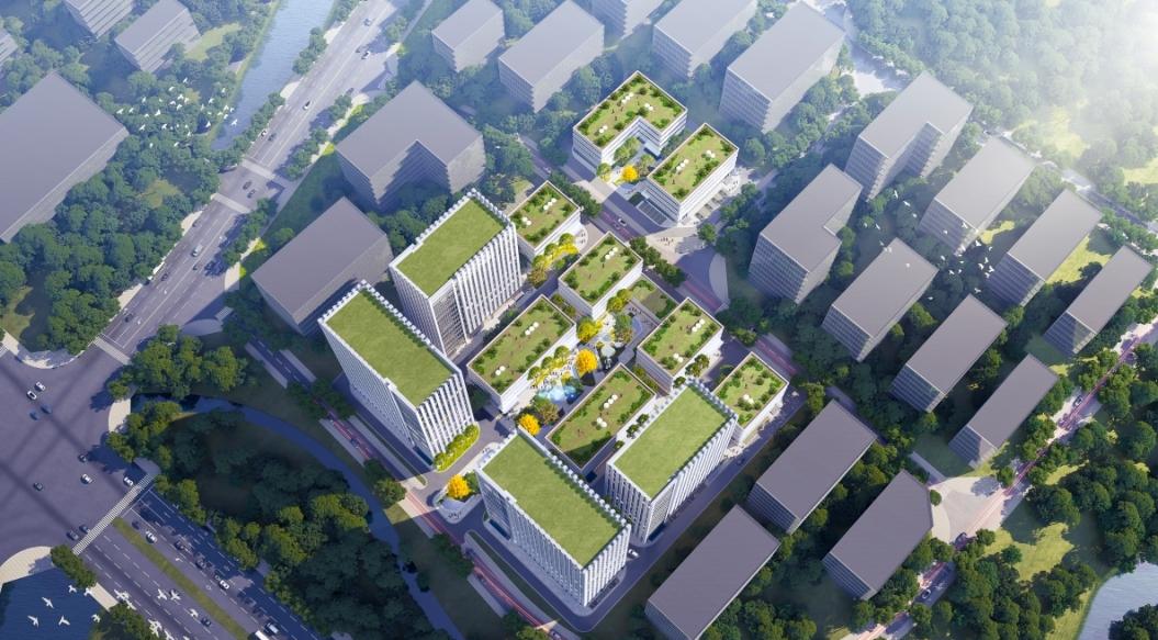 近日，青岛市李沧区重庆中路1001号改造项目（联东U谷・青岛科创中心2、3、9、