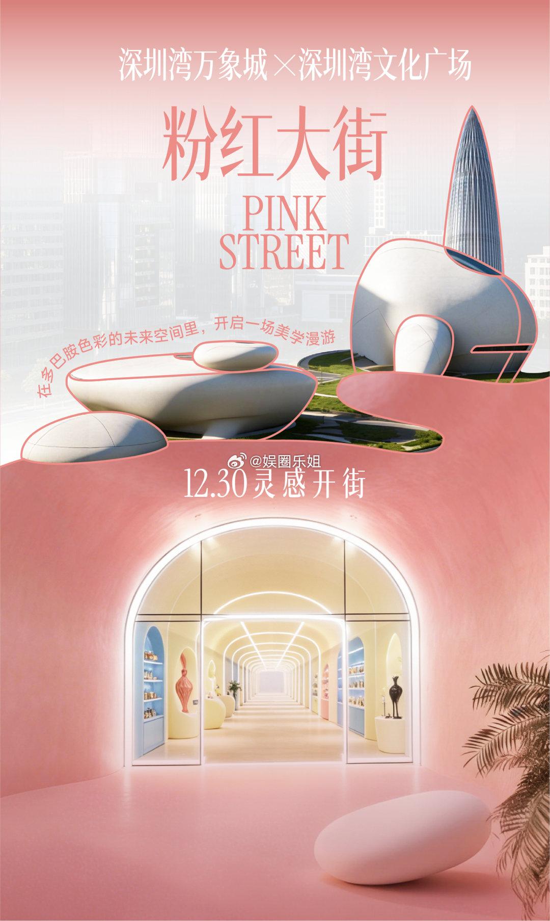 新城事 ｜深圳粉红大街开幕！就在今天！深圳湾文化广场将迎来高光时刻——“粉红大街