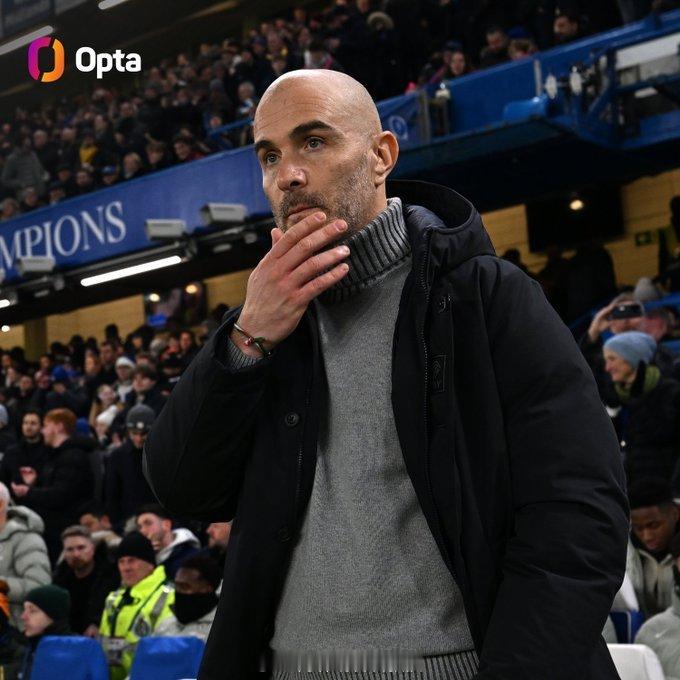 切尔西官宣马雷斯卡下课 在马雷斯卡的执教下，切尔西在英超联赛中场均得分1.74分