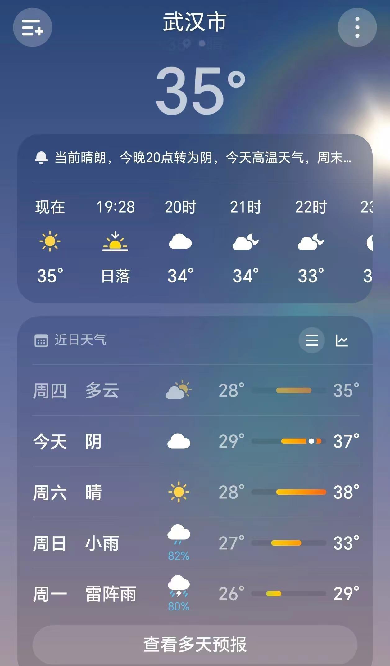 晚上7点的武汉，热热🥵🥵🥵。上热门 武汉 夏天