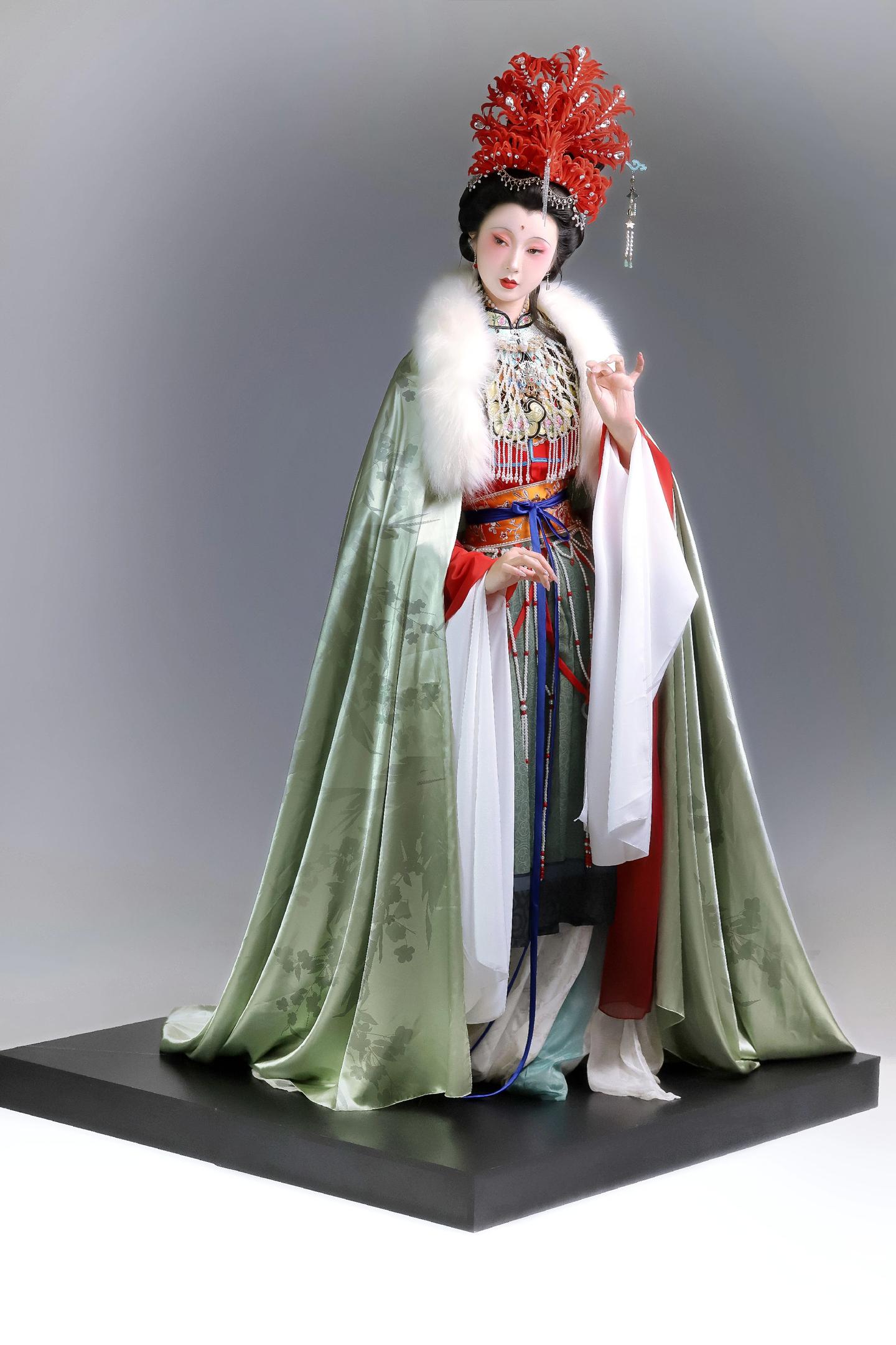 非遗绢人娃娃拟人3.0。古风汉服妆造