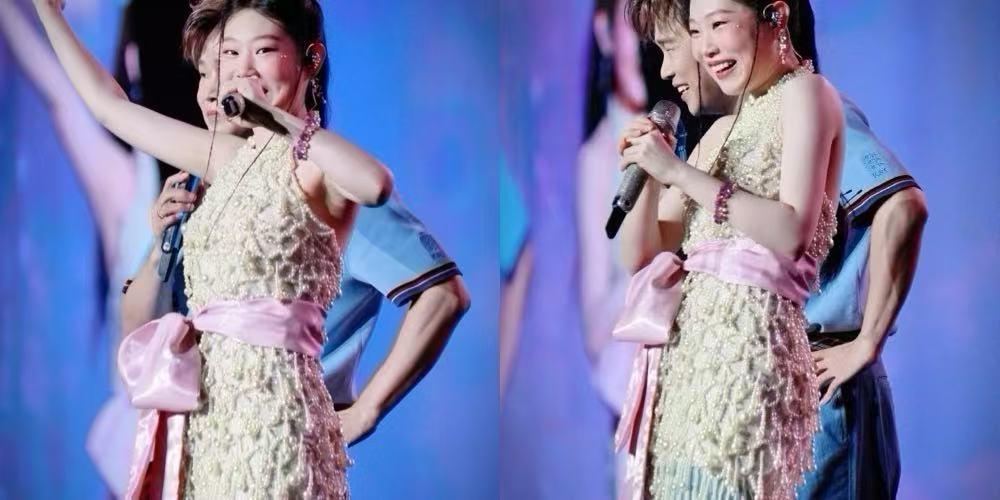 通过小沈阳和沈佳润的现场演唱
不难看出
小沈阳可能没有多少时间在出现在舞台上了，