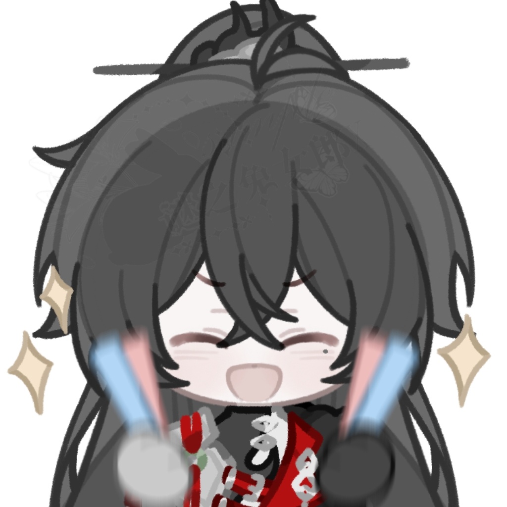 oc 小鼻嘎表情包×10 夏日企画oc茶话绘