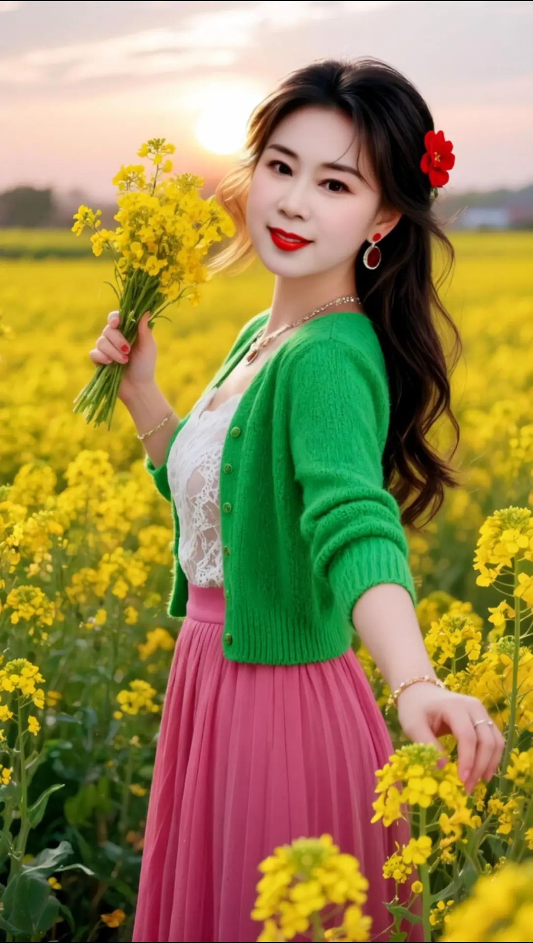 AI田园逆光照 随变ai随便玩