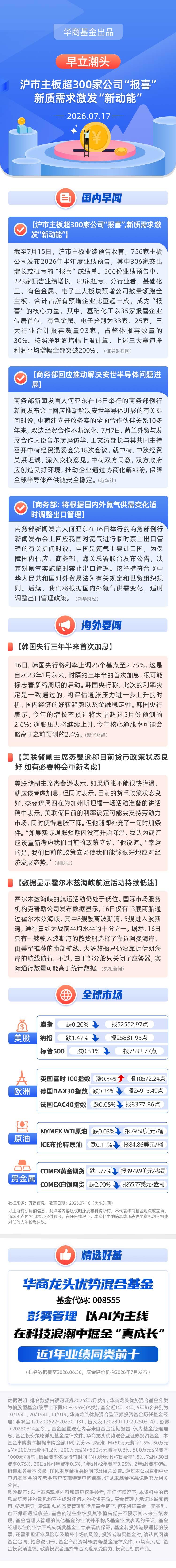 【早立潮头】沪市主板超300家公司“报喜”，新质需求激发“新动能”