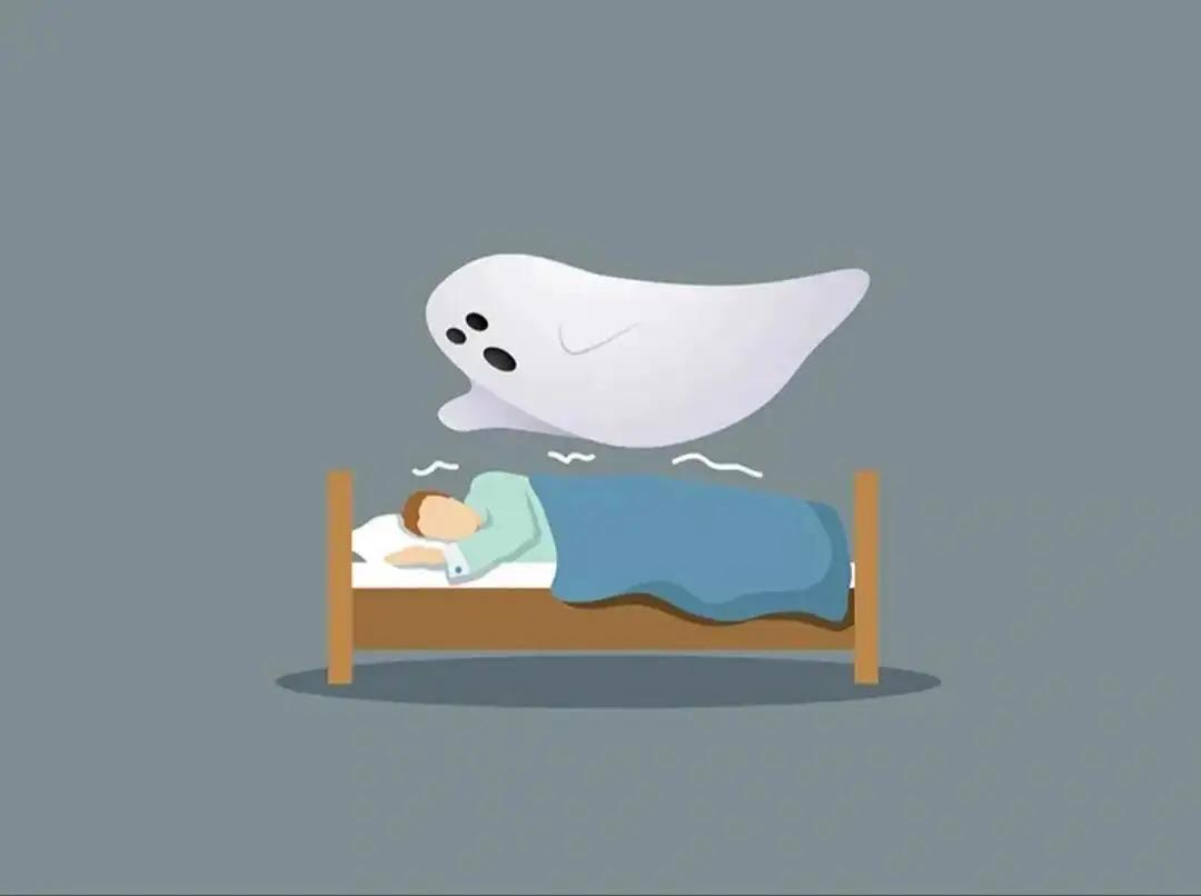 #健康真探社#【“鬼压床”是怎么回事？睡觉时，这 5 件事也很诡异】成年人入睡快