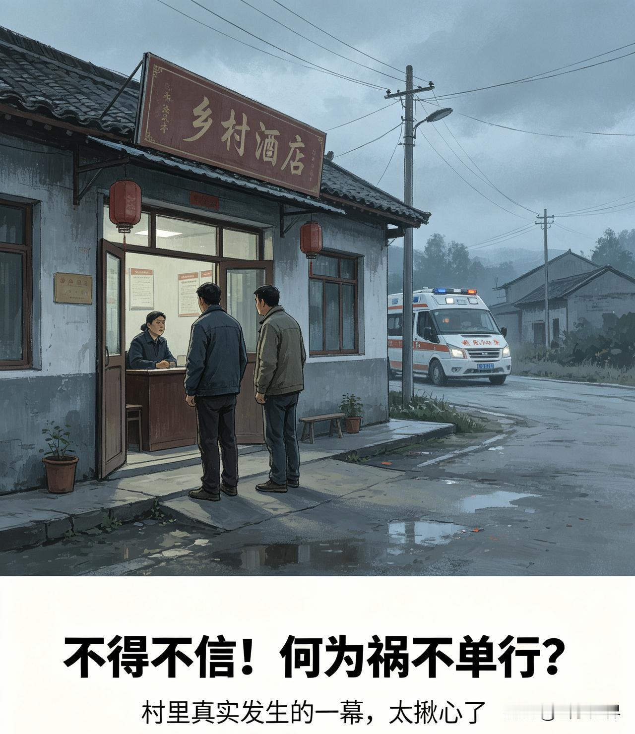 不得不信！何为祸不单行？村里真实发生的一幕，太揪心了
 
老话讲：福无双至，祸不