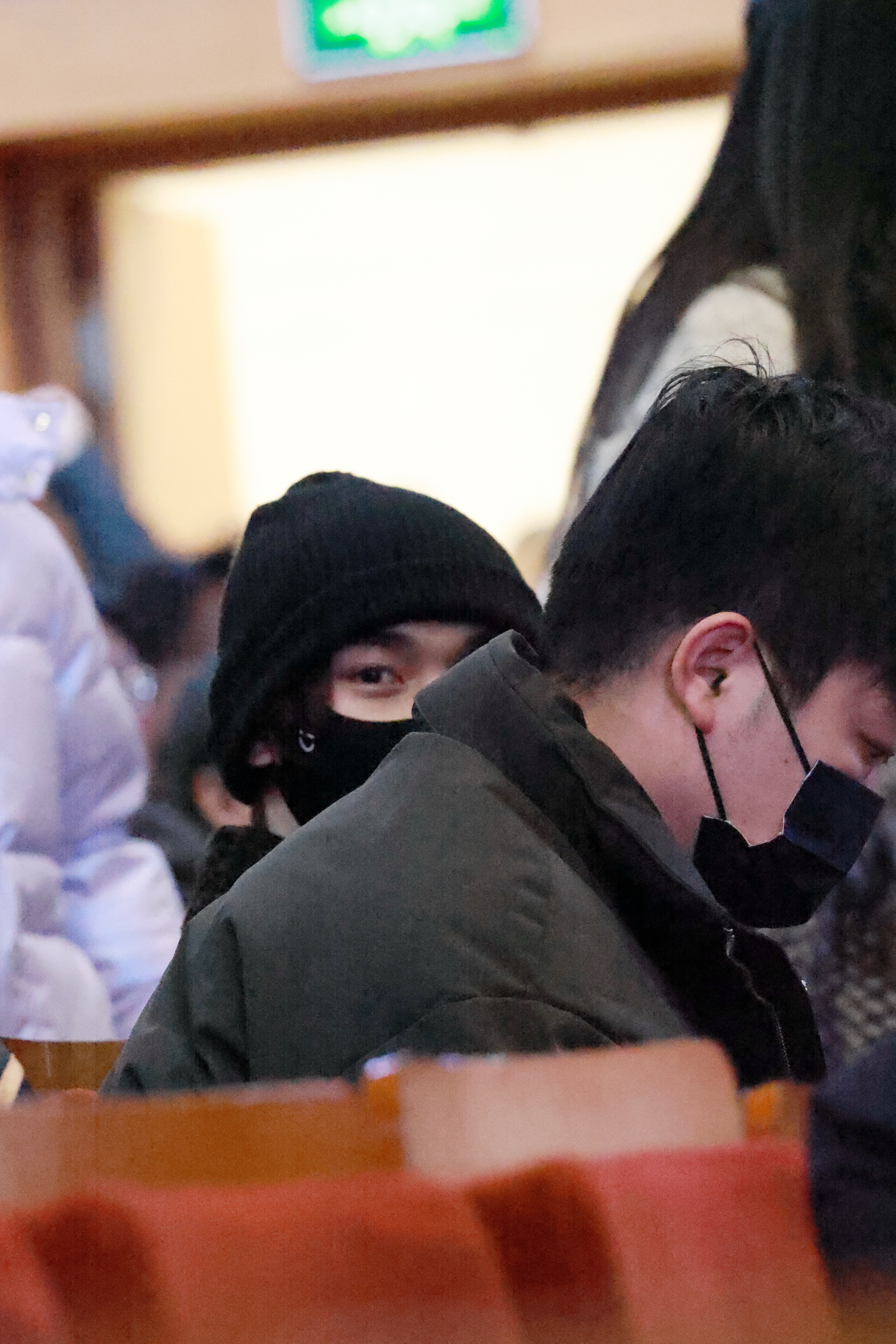 今天运气也太好了哇 来看电影看见丁程鑫了 