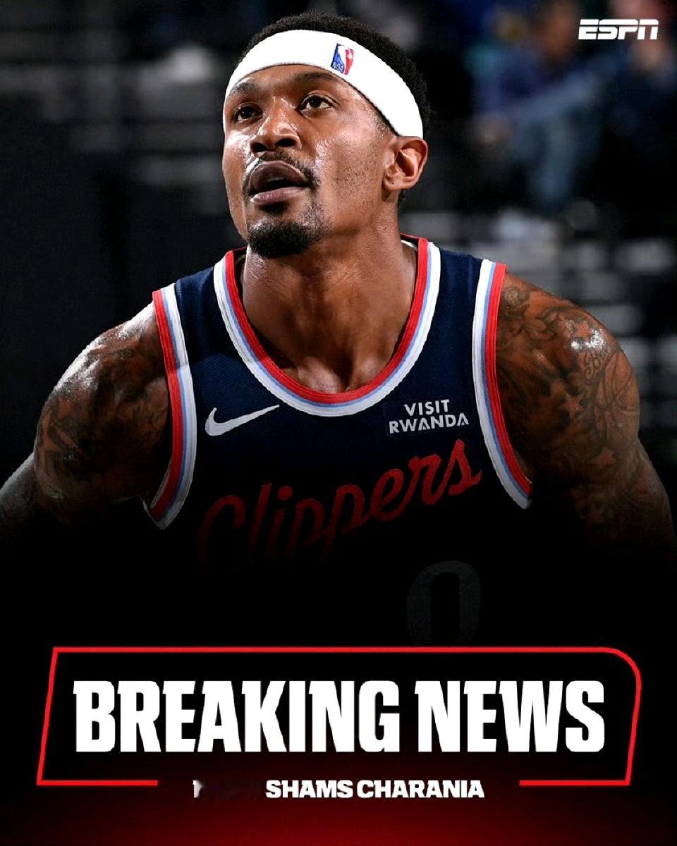 Shams：比尔髋部骨折，将接受赛季报销手术。 ​​​
时也运也命也！快船面临一