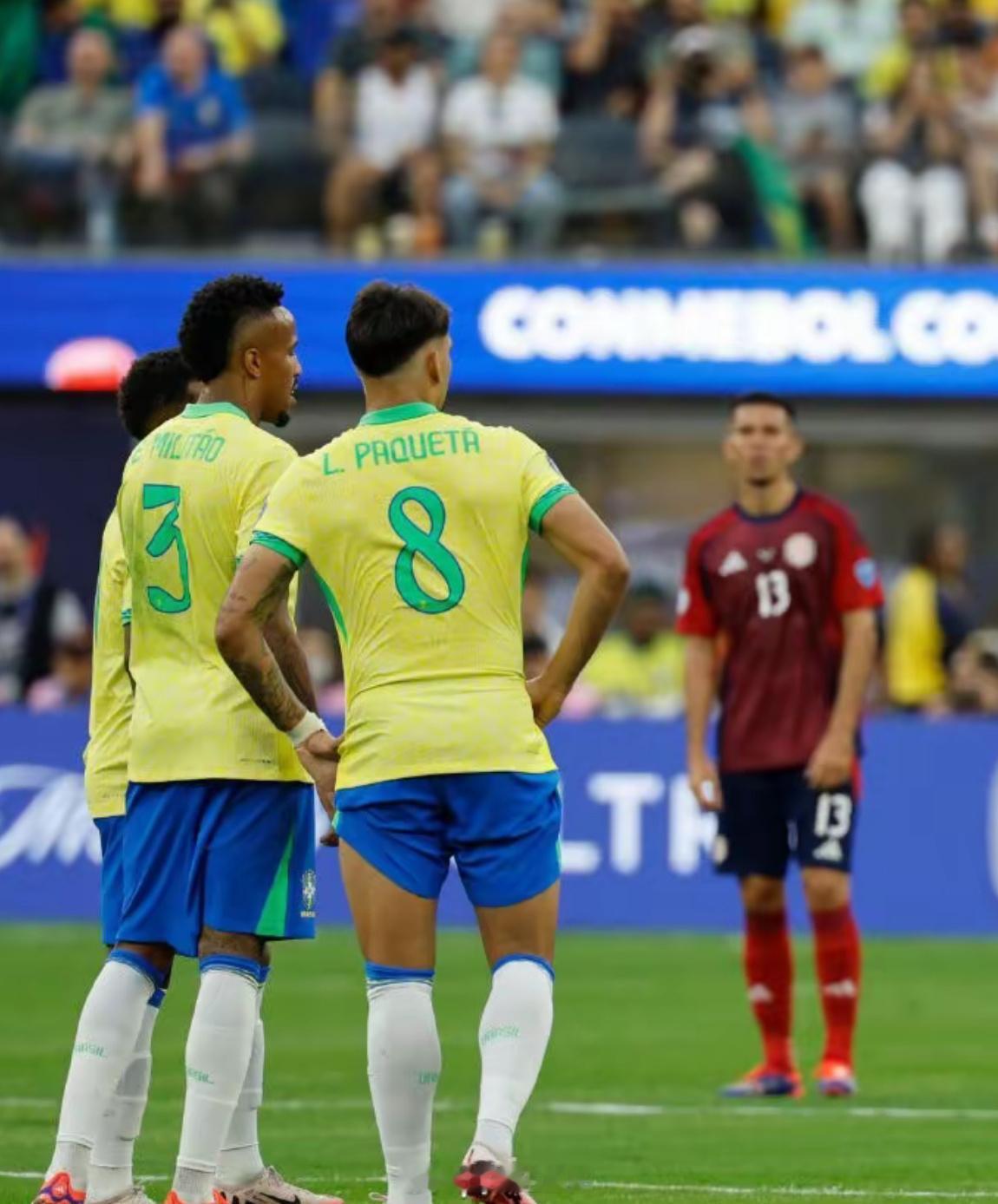 #巴西近5亿欧锋线0进球#想进个球太难了！巴西美洲杯首战0-0哥斯达黎加，总身价