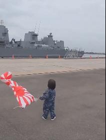 德国人要是挥舞纳粹旗，三年刑期。
小日子这么小就挥舞旭日旗，该当何罪？
日本军国