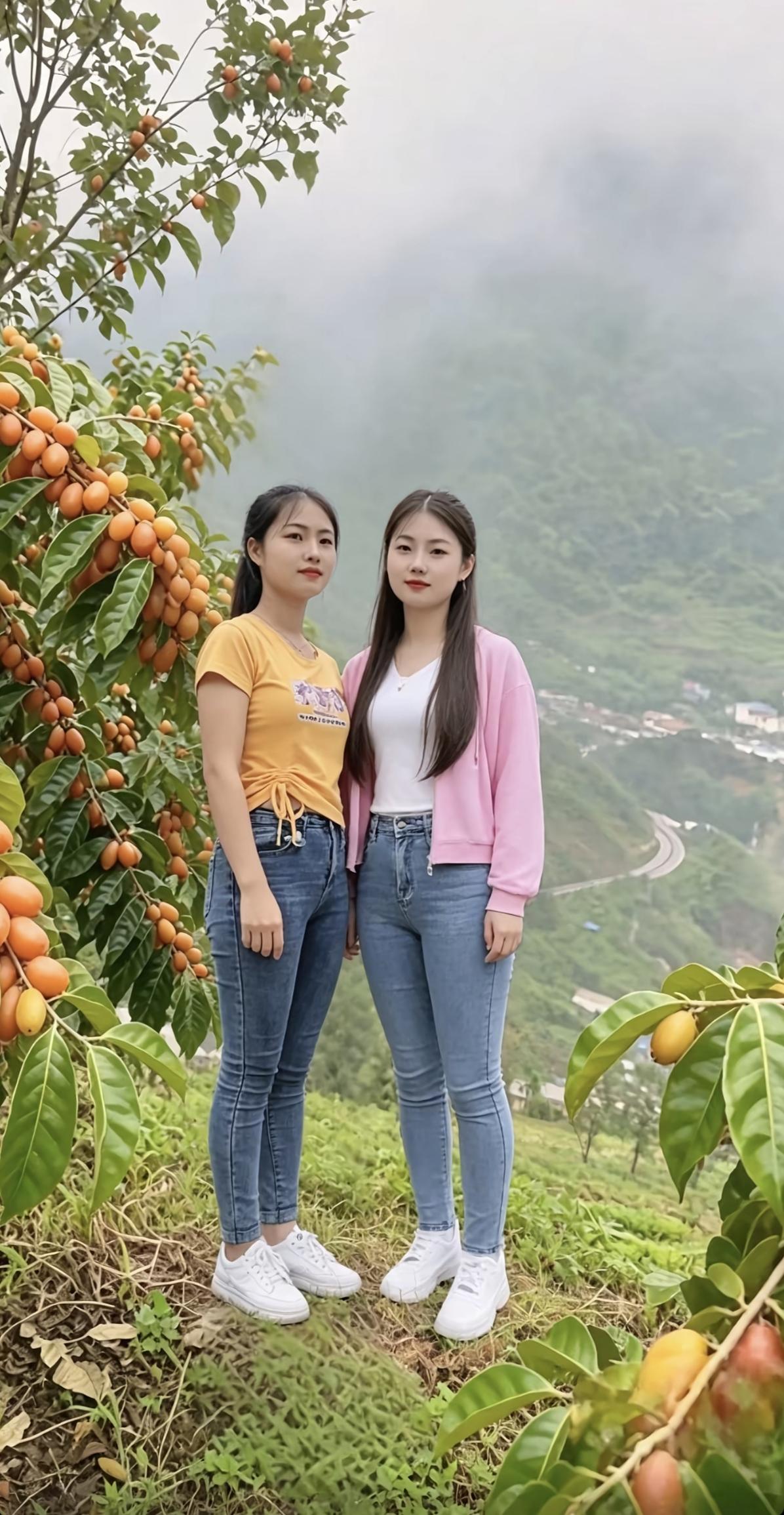 山青水绿，姊妹情深@