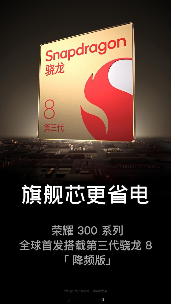 刚给荣耀 300 系列做了个产品宣传海报，这个海报应该配个什么宣传文案？[dog