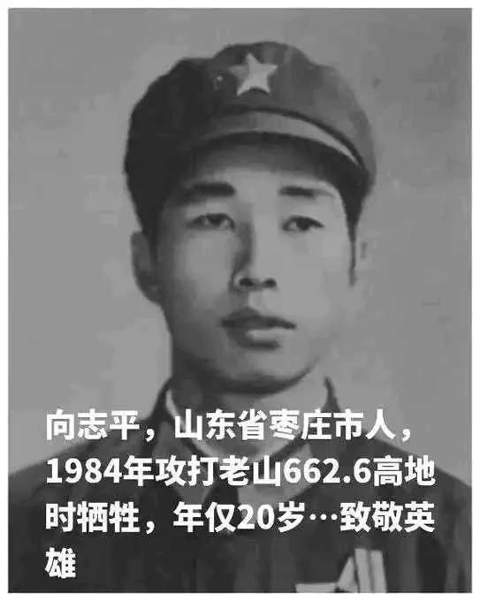 这是向志平烈士牺牲前十分钟的照片，看到这张照片，我的心被深深触动。

他是山东枣