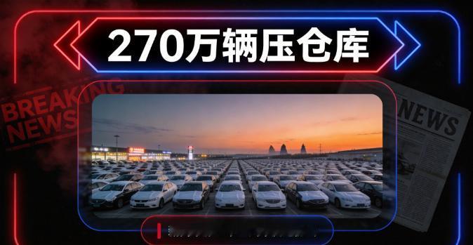 汽车滞销有多严重？270万辆压在仓库！

10月13日，中国汽车流通协会发布了9