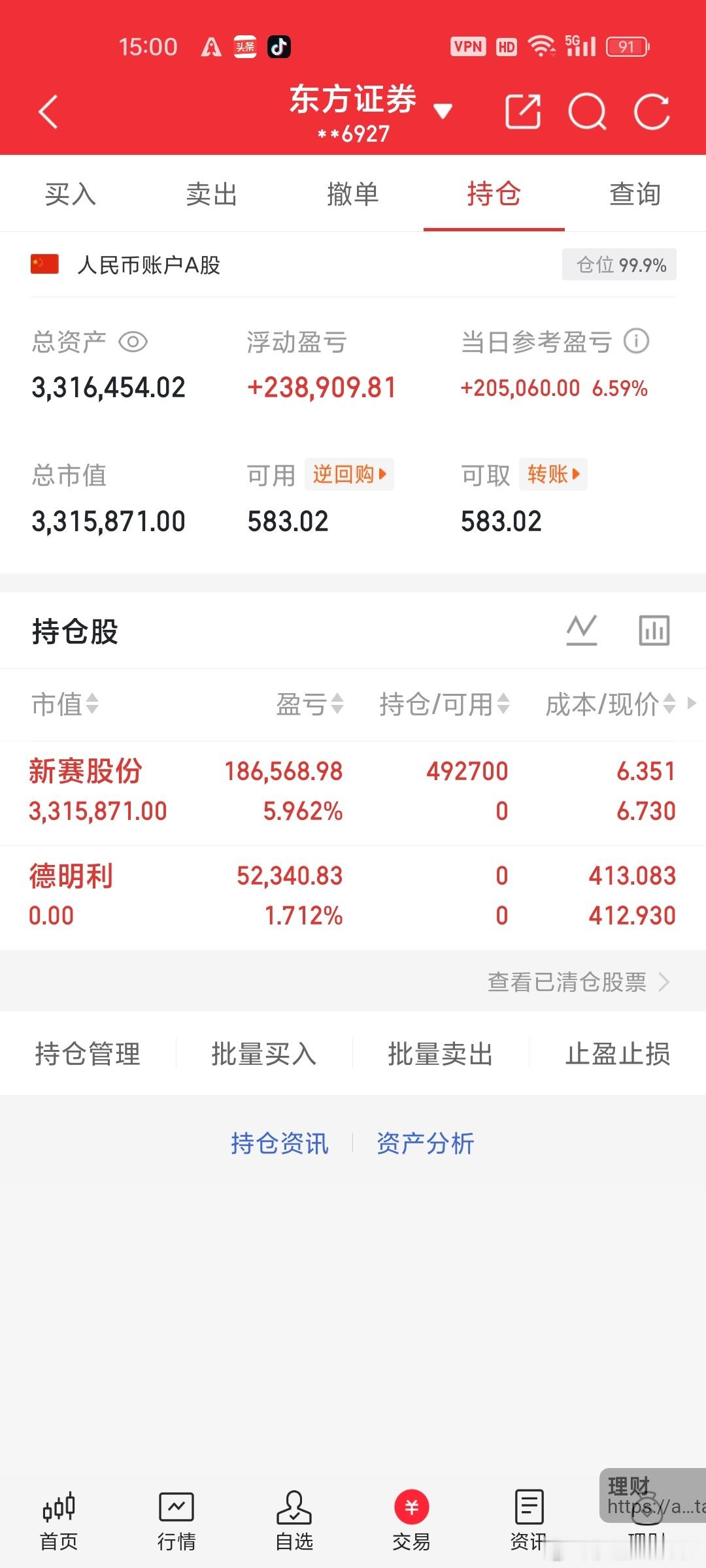 今日受外围影响！大A低开低走！优势个股抱团走强！普跌行情！高抛低吸，超短线寻找一