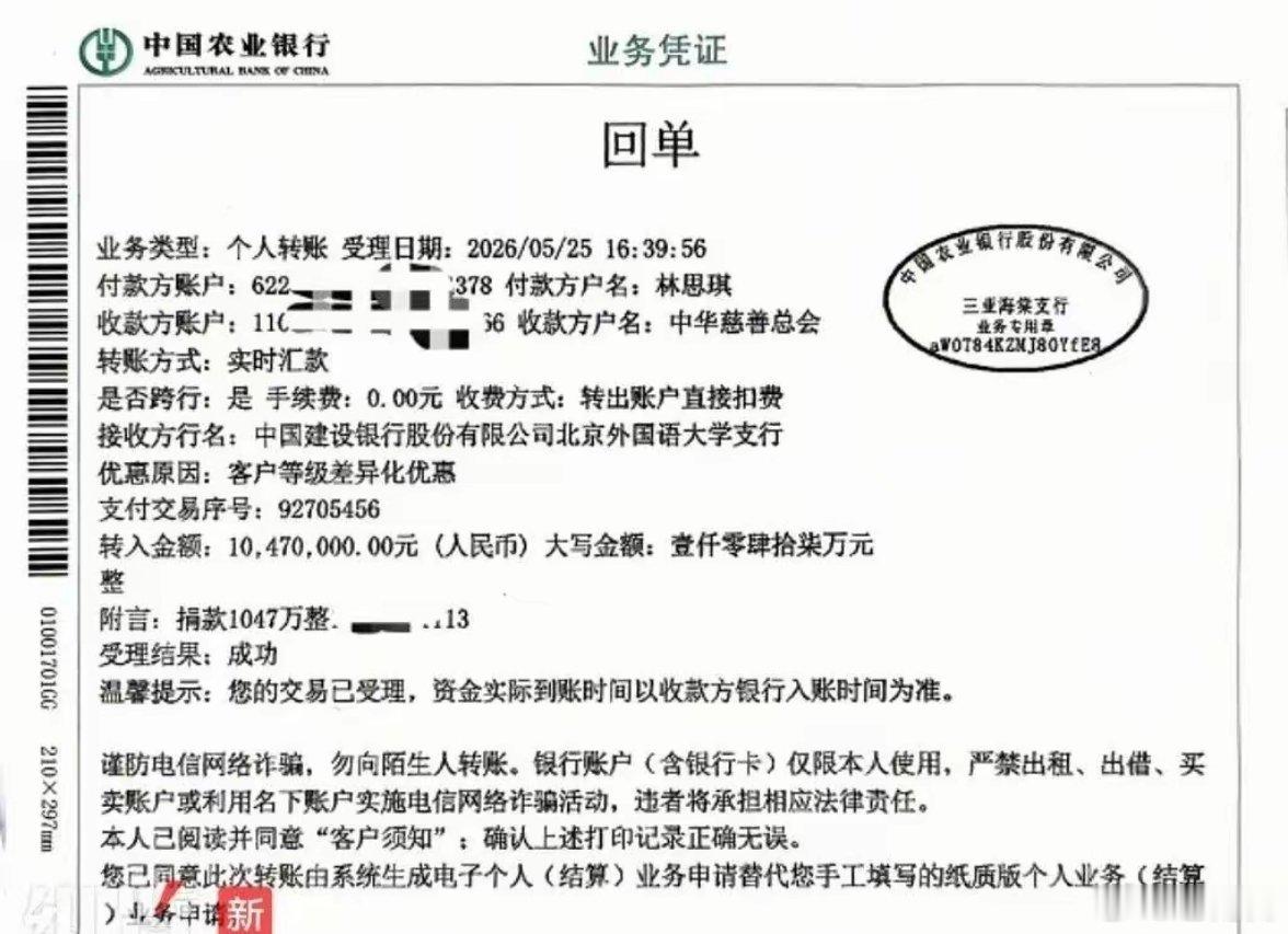 网红捐1047万其中1千万由粉丝捐出如今网红做公益已成常态，有人真心行善，也有人