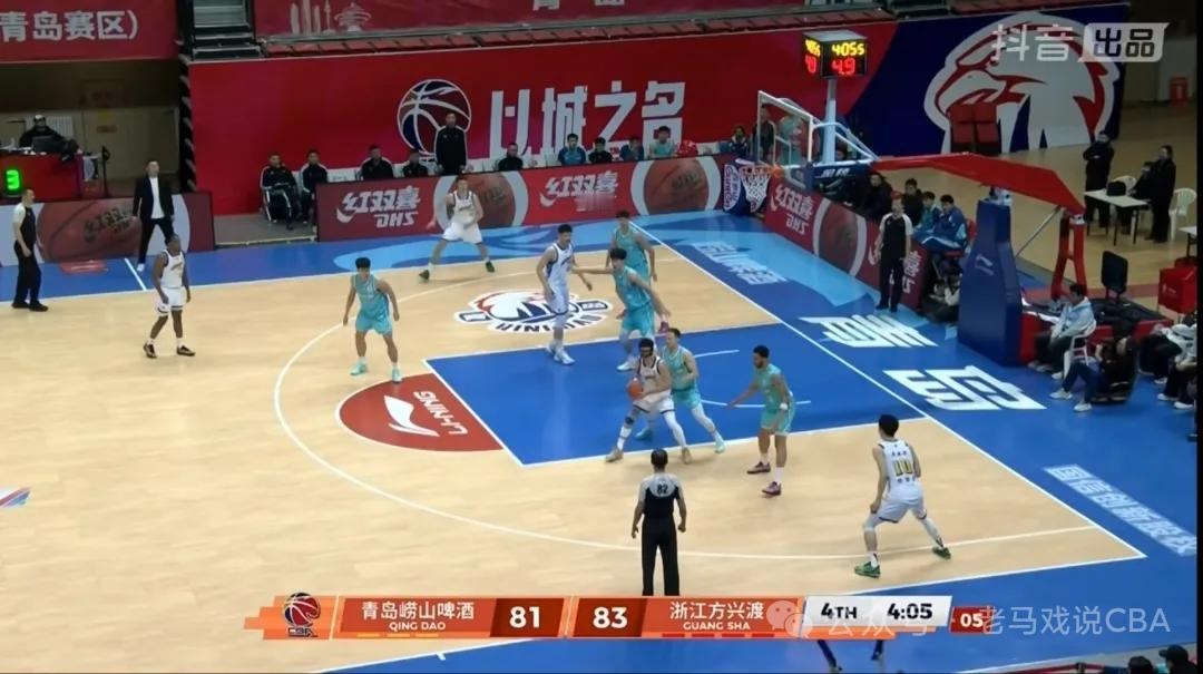 浙江方兴渡93 ：84赢得了最终的胜利，本场青岛外援韦瑟斯庞31分11篮板9助攻