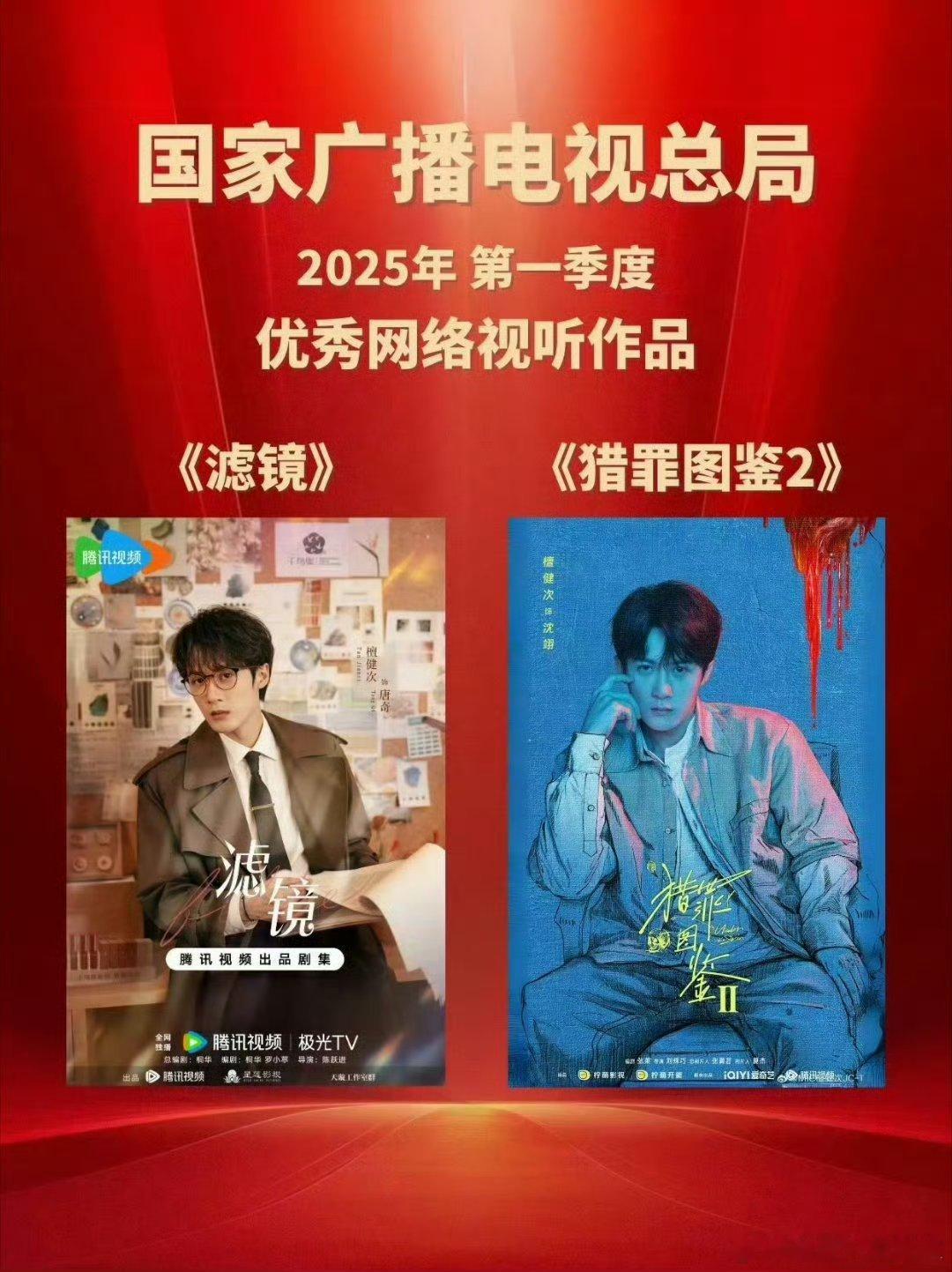 🎉恭喜檀健次《猎罪图鉴2》 集均播放量破8000万！完结半年后依旧年榜第一，好