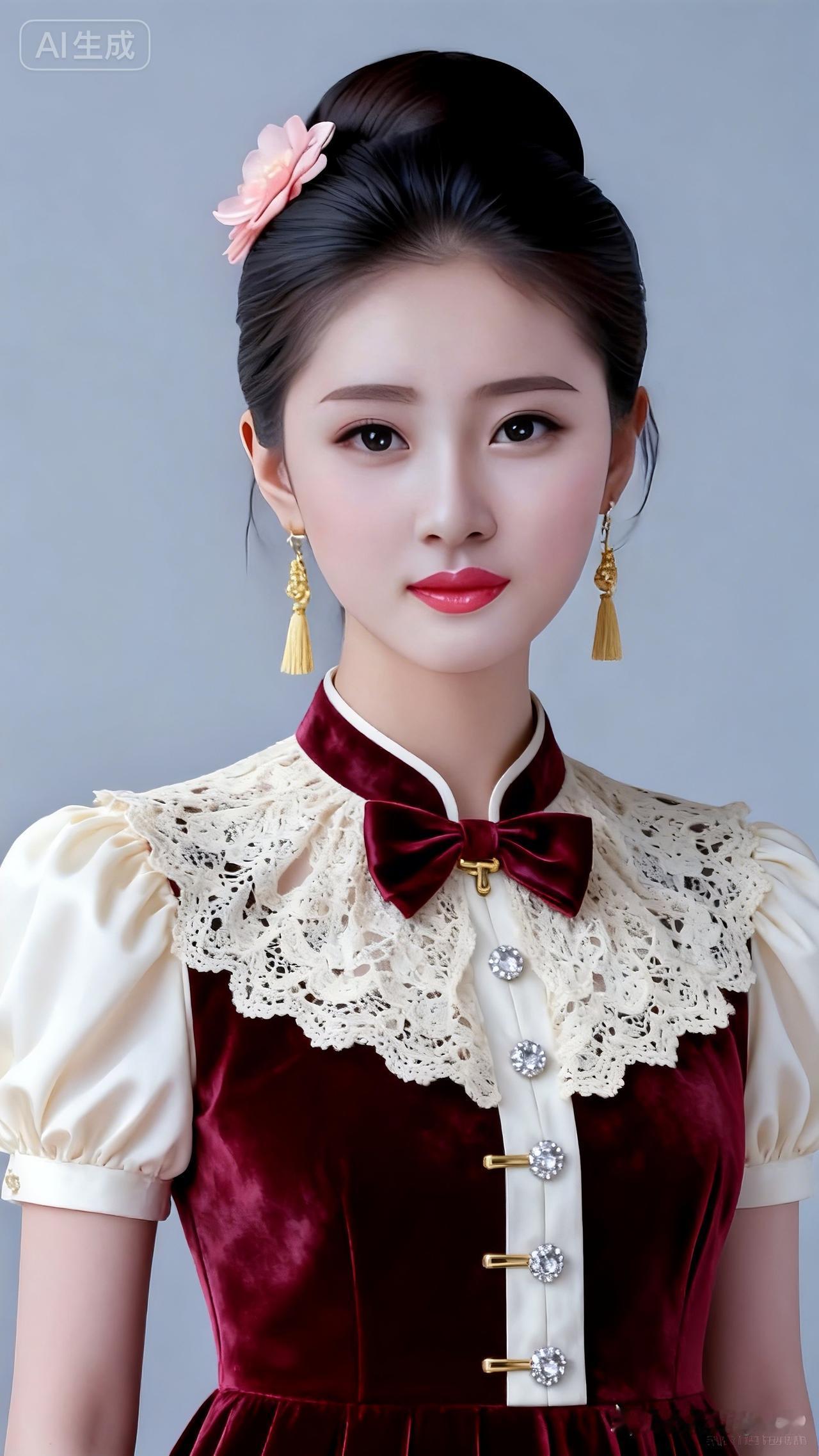 优雅复古风，精致蕾丝与丝绒的完美结合，尽显高贵气质。