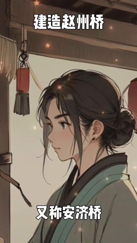 建造赵州桥。
大家好，我是一名历史小博主，今天带大家走进一座横跨千年的奇迹--赵