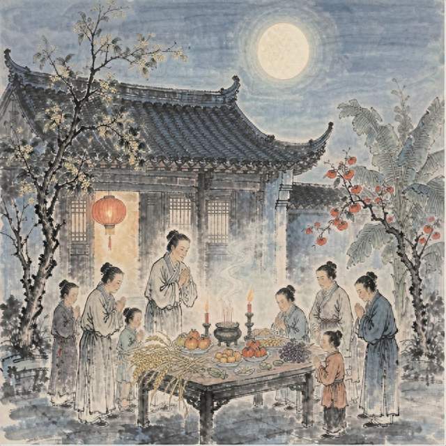 古人先祭秋分，再祭中秋，中间只差一个条件