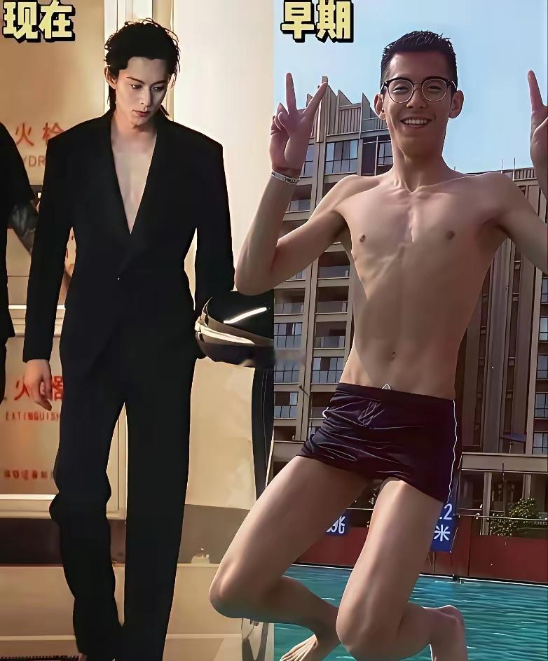 王鹤棣早期vs现在 一脸坏小子样 