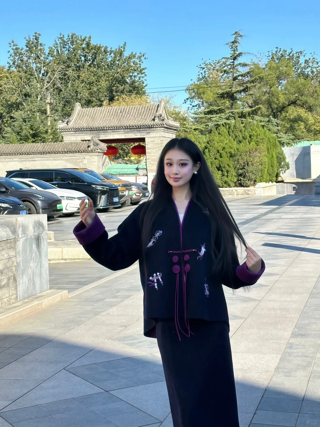 如果幸福是妈妈给我拍照～