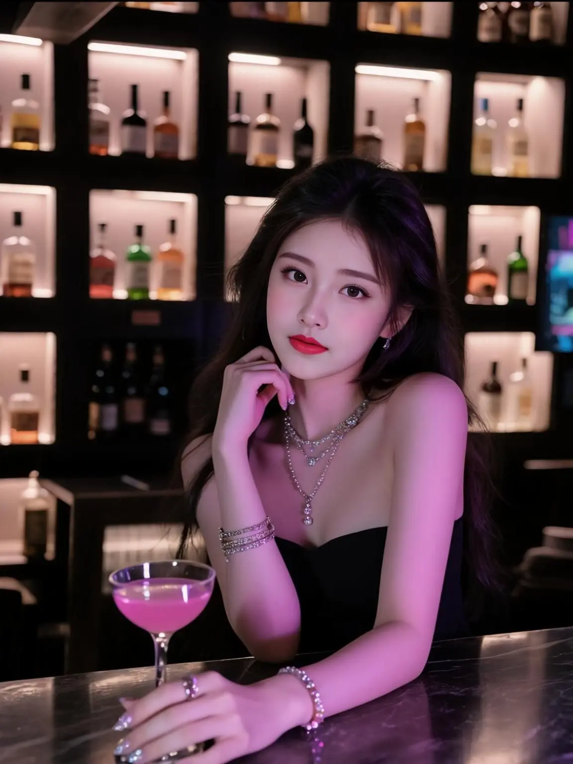 AI水光狐系写真 ai创作 原创Ai作品气质女神玩法合伙人计划