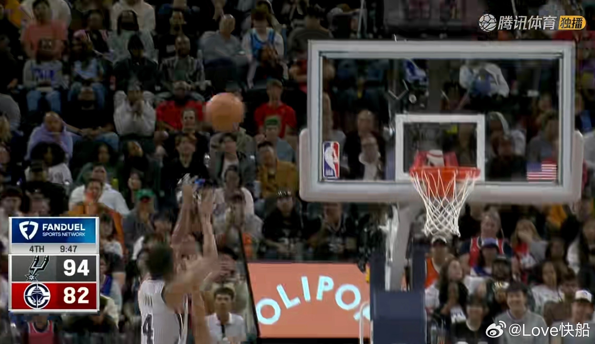 福克斯点加兰，加兰根本看不到出手点！ 