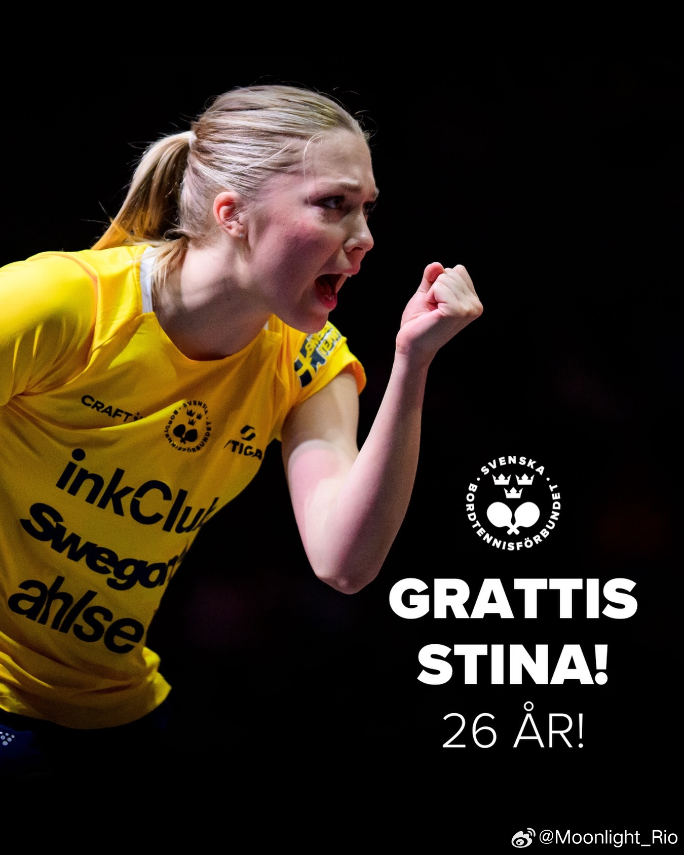 今天是Stina Källberg 26岁的生日🎂 