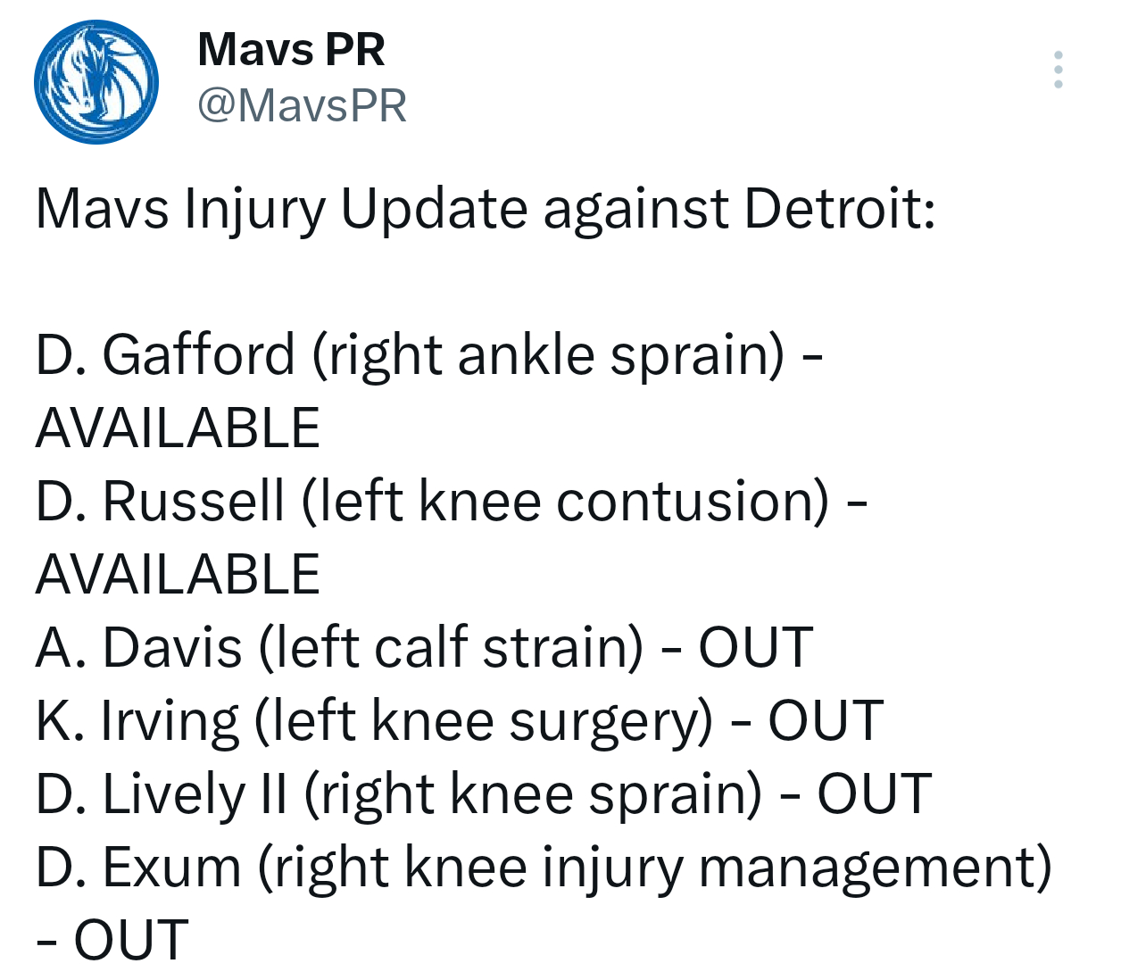 独行侠又和上赛季一样了nba ​​​