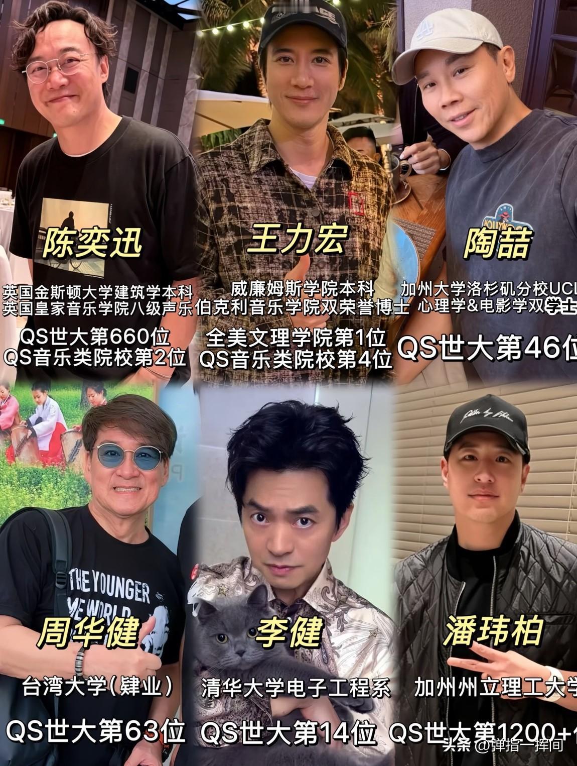 别小看华语天王
唱歌封神
学历更是藏不住

别再以为老牌天王只会唱歌，
深挖才发