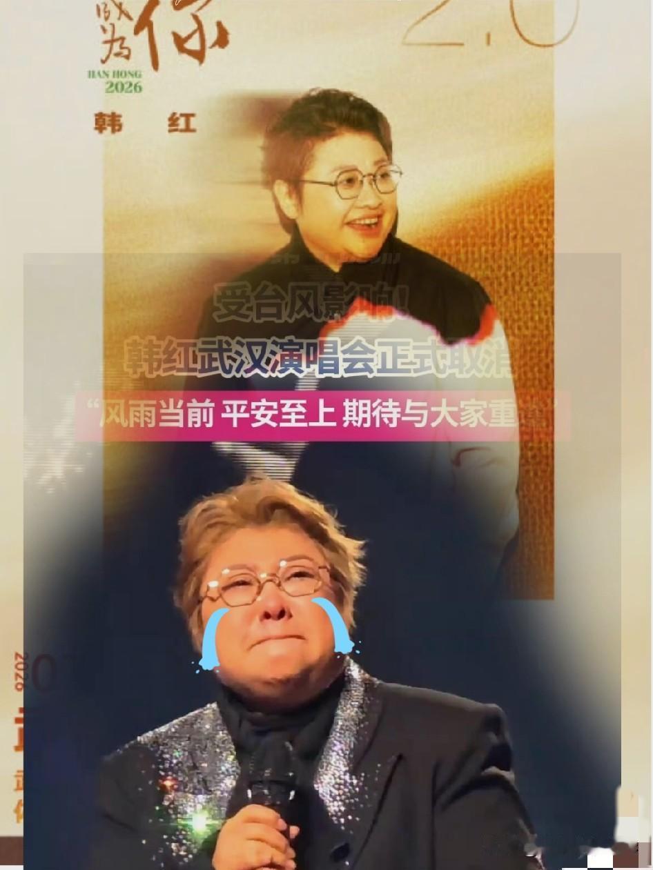 明眼人都能看的出来，
韩红之所以会取消武汉演唱会，
不仅是因为巴威来了，还因为她