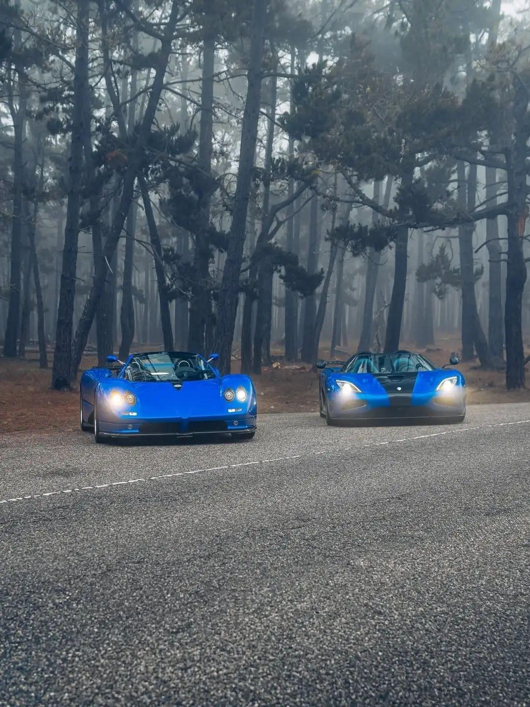 帕加尼Zonda C12 S Roadster和柯尼塞格Agera HH【来自懂
