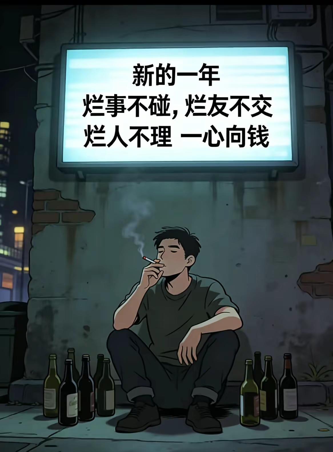 人生的错误，和不靠谱的人谈故事，和无情的人谈感情。一个人最浪费的事情，莫过于和一